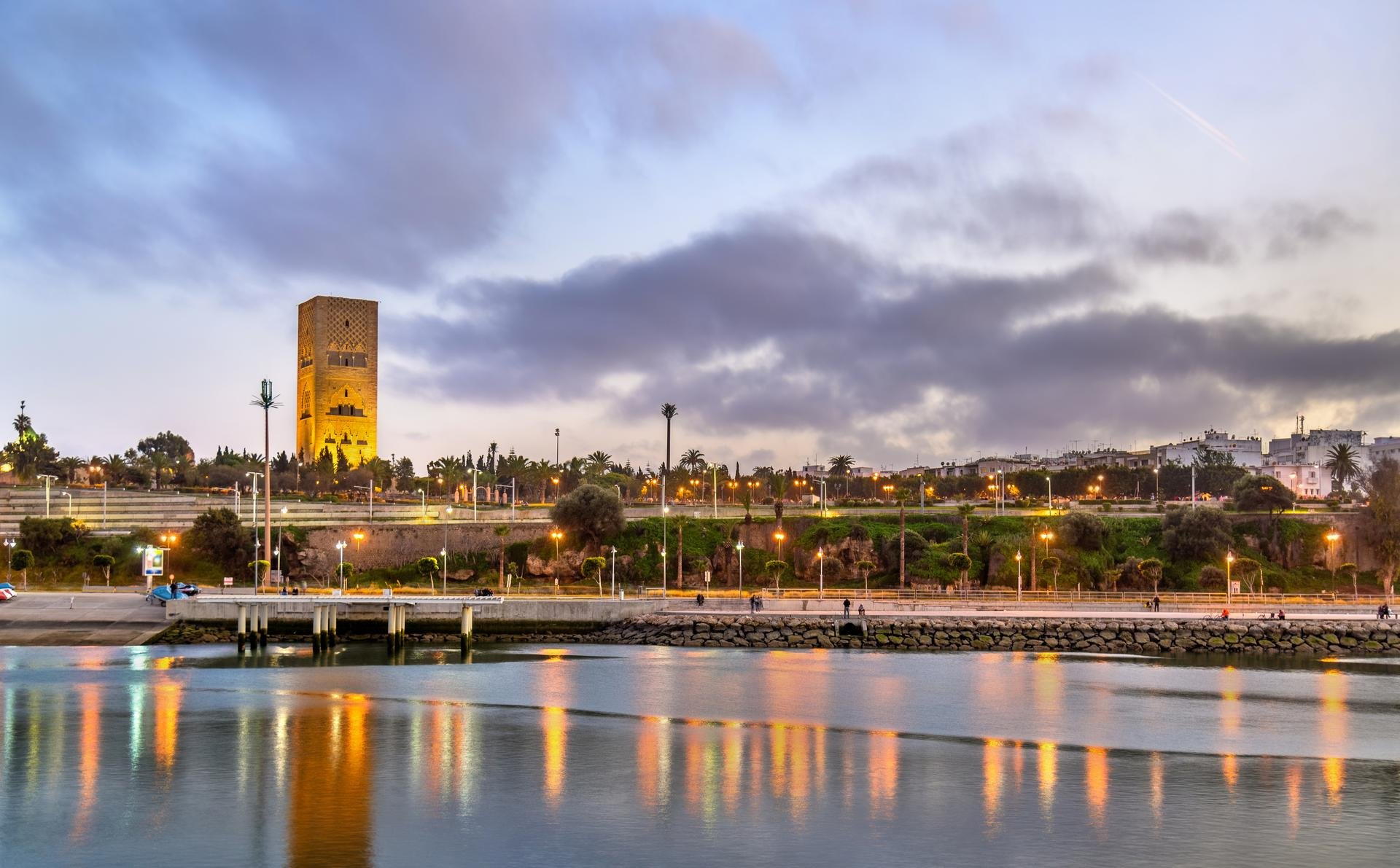 Rabat coastline — a highlight of the 9 day Morocco tour along the Atlantic coast and imperial cities